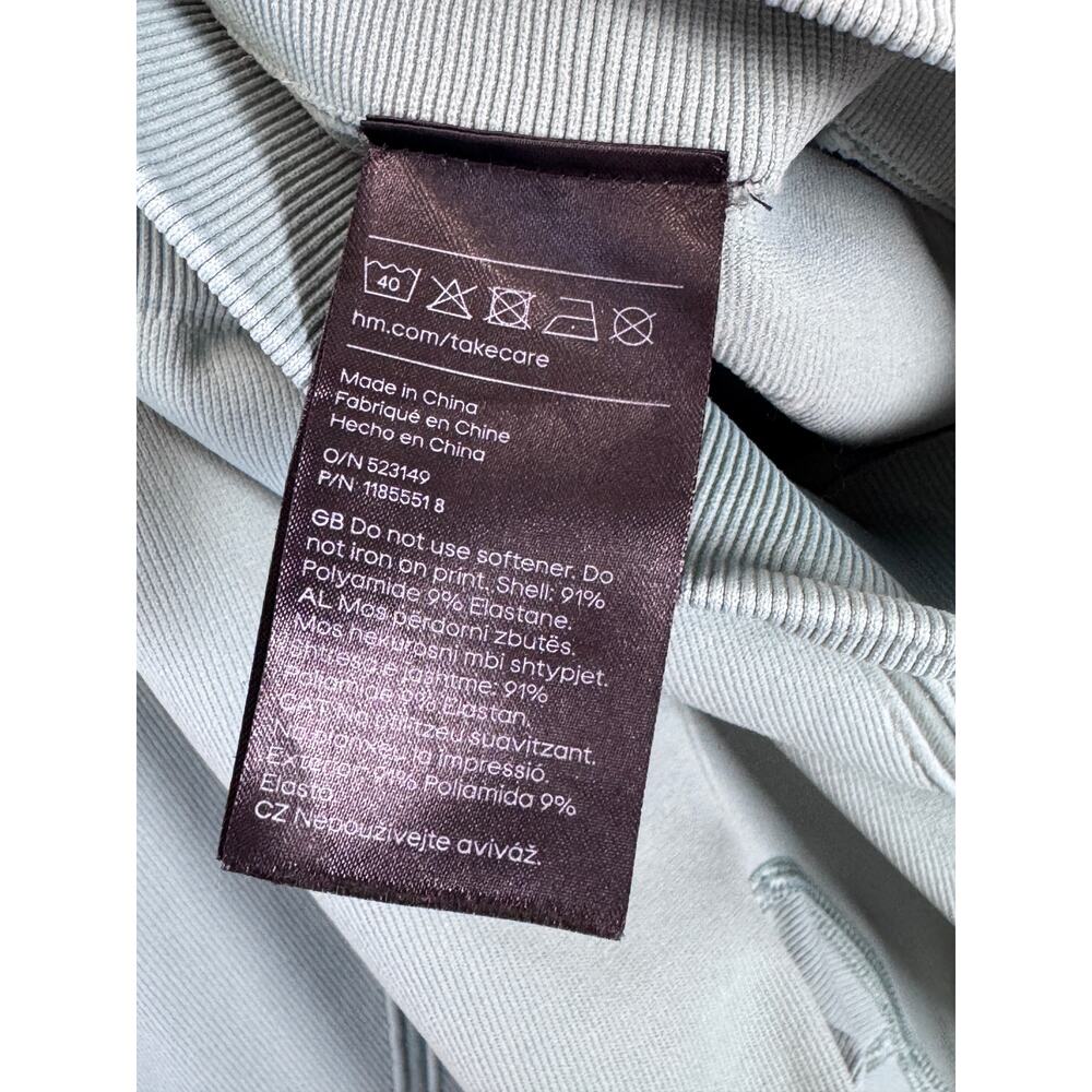 H&M Move Womens Teal High Rise Shaping Workout Leggings Size XL - Picture 8 of 8